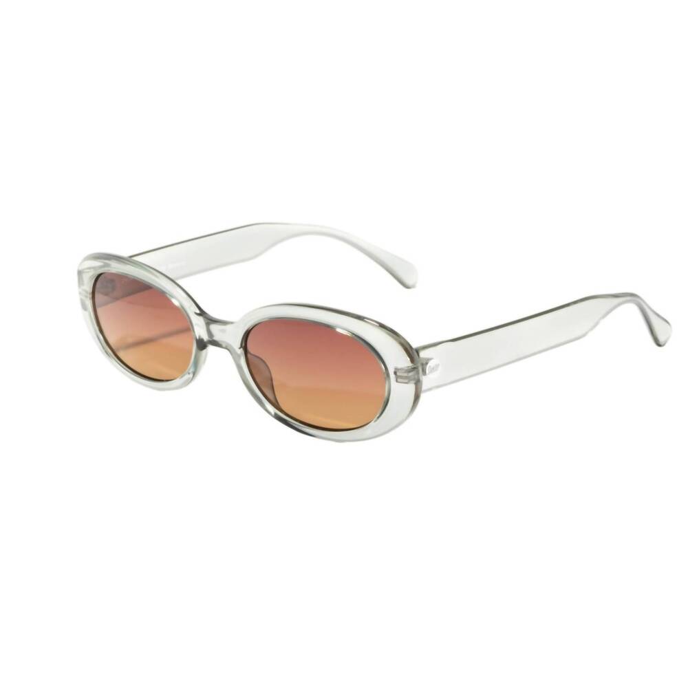 NEW SUNSKI women's bianca oval sunglasses in grass terra fade